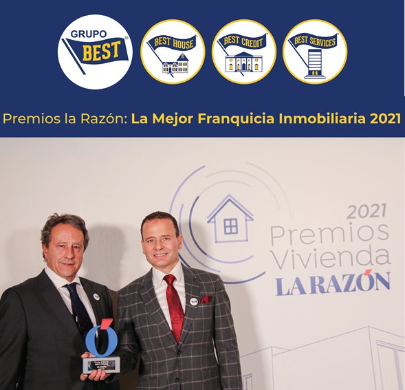 Best House recibe el premio a la mejor franquicia inmobiliaria 2021